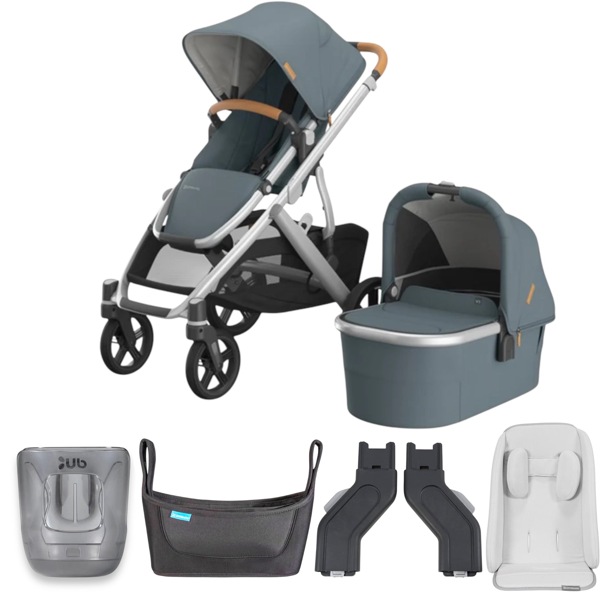 UPPAbaby Uppababy Vista V3 With Bassinet +$329 Extra Accessories